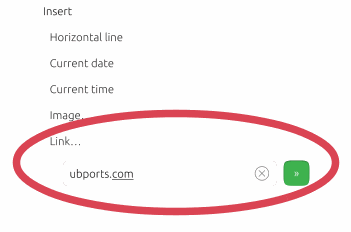 Odoo text and image block