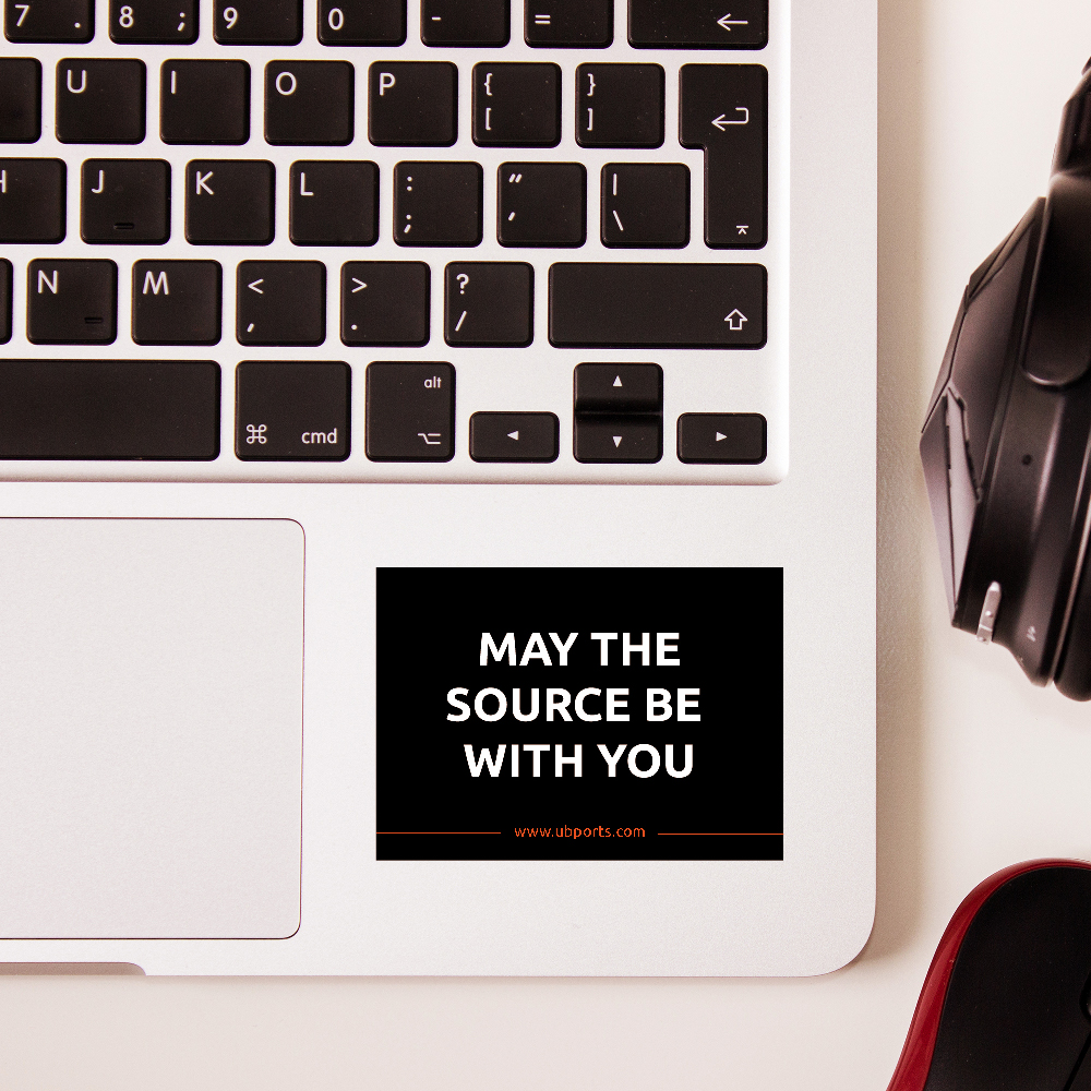 Sticker – May the source be with you