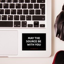 Sticker – May the source be with you