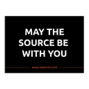Sticker – May the source be with you