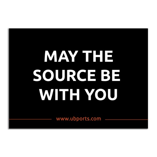 [2020030001] Sticker – May the source be with you