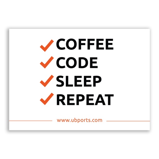 [2020030002] Sticker – Coffee Code Sleep Repeat